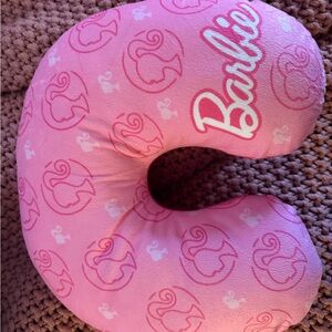 Barbie Pink Neck Pillow with Logo